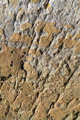 Chipping red rock texture