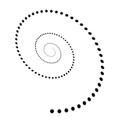 Design elements symbol Editable color halftone frame dot circle pattern on white background. Vector illustration eps 10 frame with black random dots. Round border Icon using halftone circle dots textu