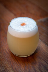 psico with lemon in a bar