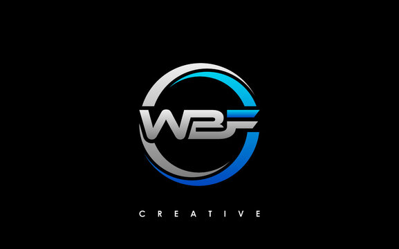 WBF Letter Initial Logo Design Template Vector Illustration