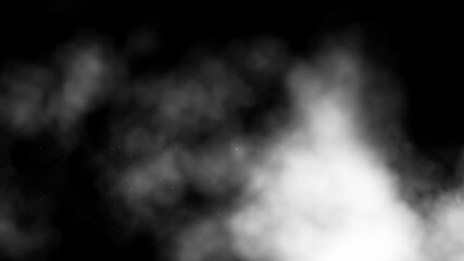 Animated atmospheric smoke overlay at 4K for VFX