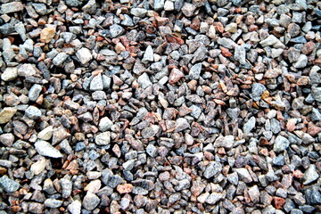 rubble, crushed stone, chippings, gravel, crushed rock, macadam, roadmetal