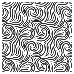 Seamless pattern of swirling waves. Design for backdrops with sea, rivers or water texture. Repeating texture. Figure for textiles. Surface design