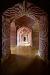 Corridor of Shahjahan mosque
The Shah Jahan Mosque, also known as the Jamia Masjid of Thatta, is a 17th-century building that serves as the central mosque for the city of Thatta, in the Pakistani prov
