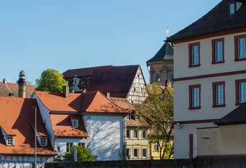 Fototapeta na wymiar Idyllische Altstadt Bamberg