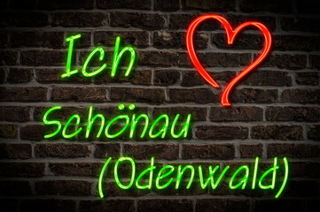 Obraz premium Schönau (Odenwald)