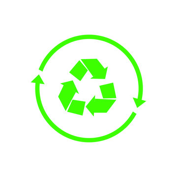 Eco Fan. Logo For The Company. Vector Green Icons