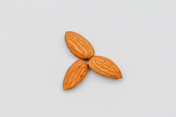 Almond, Closeup of almonds, with full depth of field.