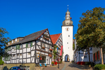 Glockenturm und Alter Markt, Arnsberg, Sauerland, Deutschland 