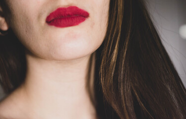 red lips