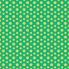 Vector abstract geometric background. A seamless pattern. Summer floral print.