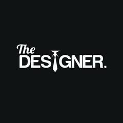 The designer, Logo for a designer or designing company. Creative and vector.