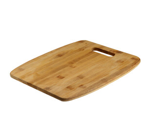 Bamboo board  isolated on white background.