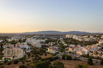 Vista da cidade do Alvor, Algarve 