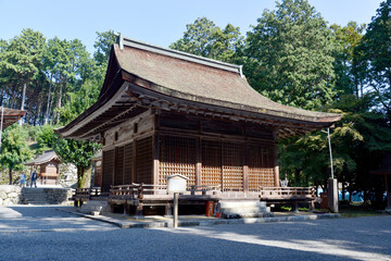 日吉大社　樹下神社拝殿　滋賀県大津市坂本