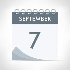 September 7 - Calendar Icon