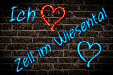 Obraz premium Zell im Wiesental