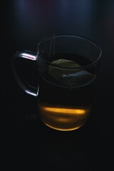 Manzanilla, noche, sofá, relax.