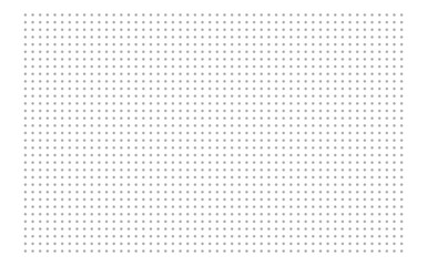 Grid paper. Dotted grid on white background. Abstract dotted transparent illustration with dots. White geometric pattern for school, copybooks, notebooks, diary, notes, banners, print, books