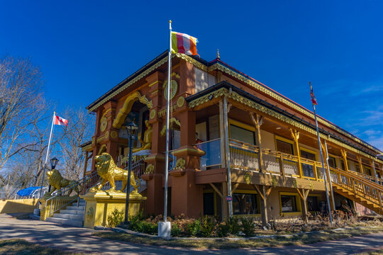 Mahamevnawa - Buddhist Monastery of Toronto located in Markham, Ontario, Canada -  constructed in 2016.