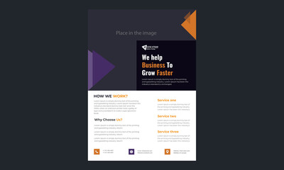 Corporate Flyer Design Template I Print Design 