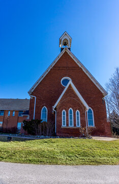 Saint John's Anglican Church located in Markham, Ontario, Canada -  constructed in 1846.
