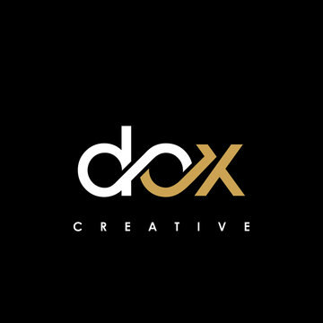 DOX Letter Initial Logo Design Template Vector Illustration