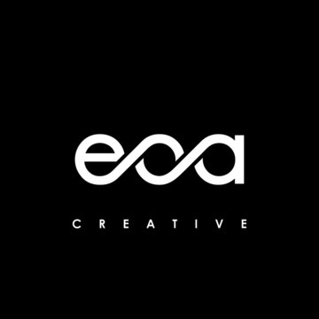 EOA Letter Initial Logo Design Template Vector Illustration