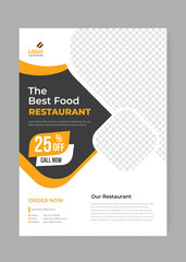 The best food restaurant flyer design template