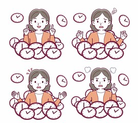 時計の中にいる人