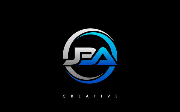 JBA Letter Initial Logo Design Template Vector Illustration