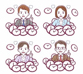 時計の中にいる人