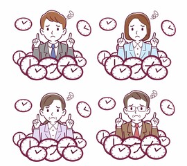 時計の中にいる人