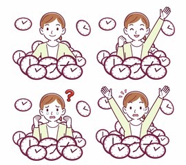 時計の中にいる人