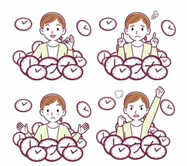 時計の中にいる人