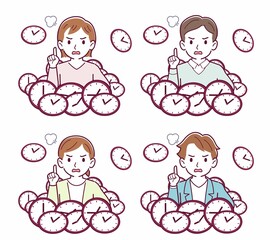 時計の中にいる人