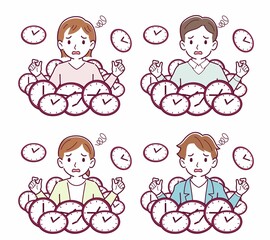 時計の中にいる人