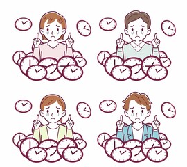 時計の中にいる人