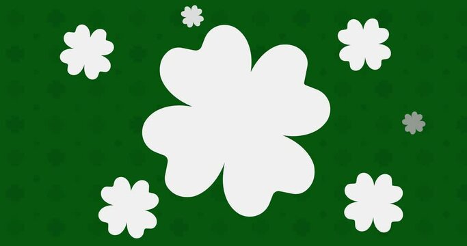 St patrick's day animated background