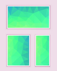 Polygonal Mosaic Background, Low Poly Style, Vector illustration, Business Design Templates