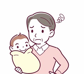 生まれたばかりの赤ちゃんと