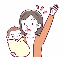 生まれたばかりの赤ちゃんと