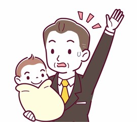 生まれたばかりの赤ちゃんと