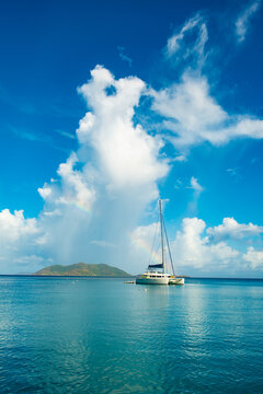 sailing boat on the sea