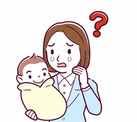 生まれたばかりの赤ちゃんと