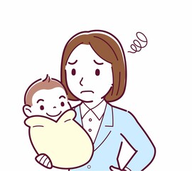 生まれたばかりの赤ちゃんと