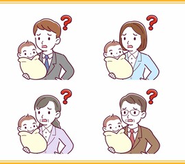 生まれたばかりの赤ちゃんと