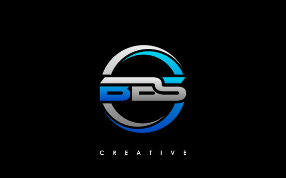 BBS Letter Initial Logo Design Template Vector Illustration