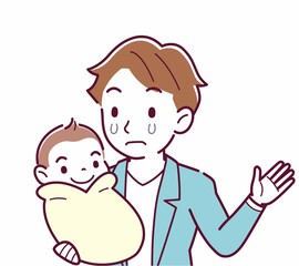 生まれたばかりの赤ちゃんと