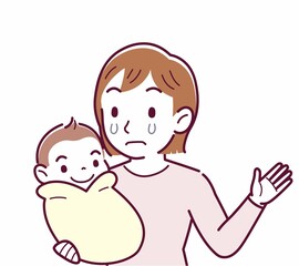 生まれたばかりの赤ちゃんと